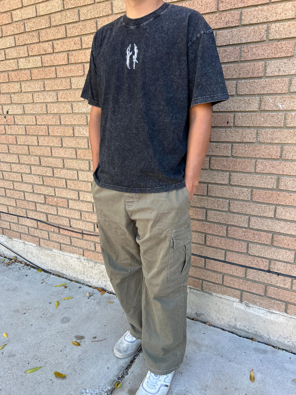 Anime S Rank Daggers Loose fit Acid Washed T-Shirt